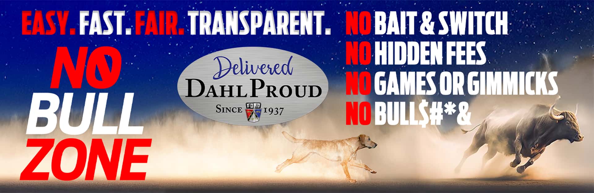 No Bull Zone Flyer
